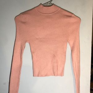 Dusty rose long sleeve shirt